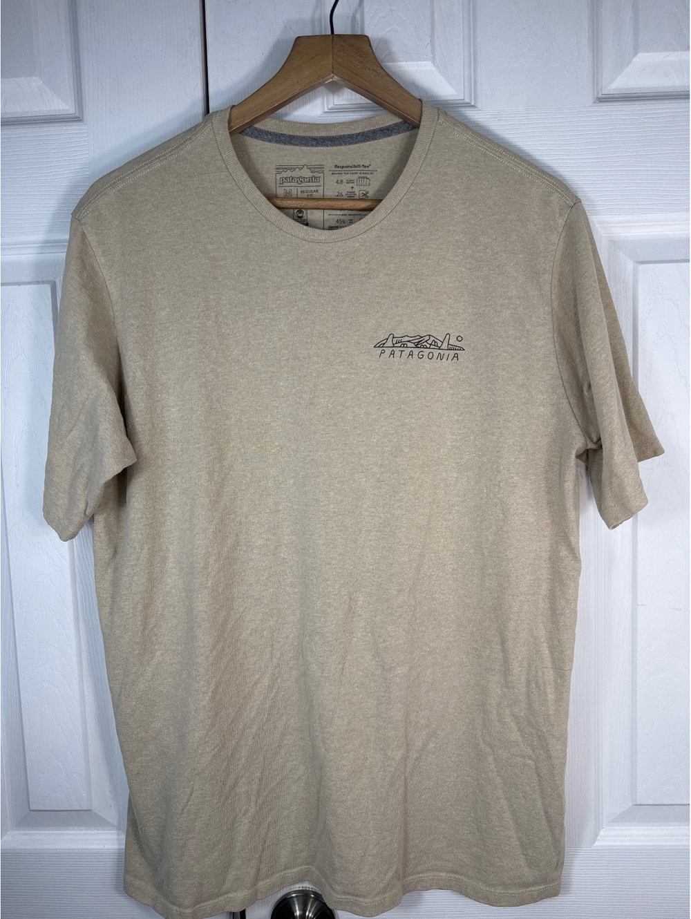 Patagonia Responsibili-Tee How to Heal Our Home Planet Graphic T-Shirt Medium